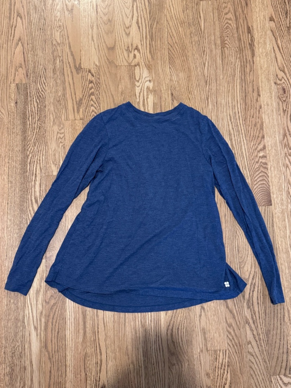 Sweaty Betty Long Sleeve Crewneck Top - Navy Blue